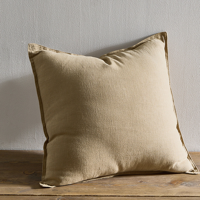 Linen & Cotton Pillow Cover – Modern Rustic Style