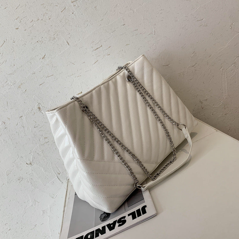 Chain Strap Tote / Crossbody Bag — All-Match Everyday Style