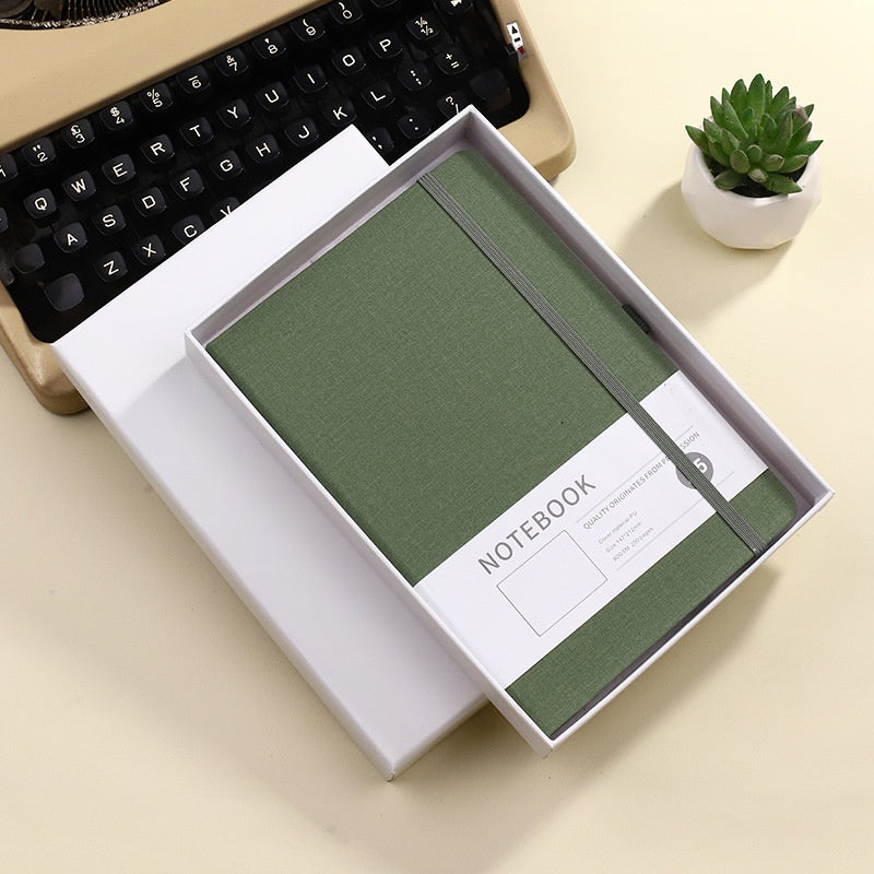 Good-Looking A5 Bandage Office Journal — PU Cloth Cover