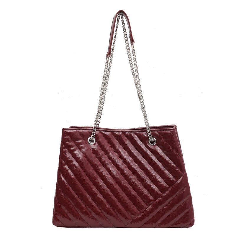 Chain Strap Tote / Crossbody Bag — All-Match Everyday Style