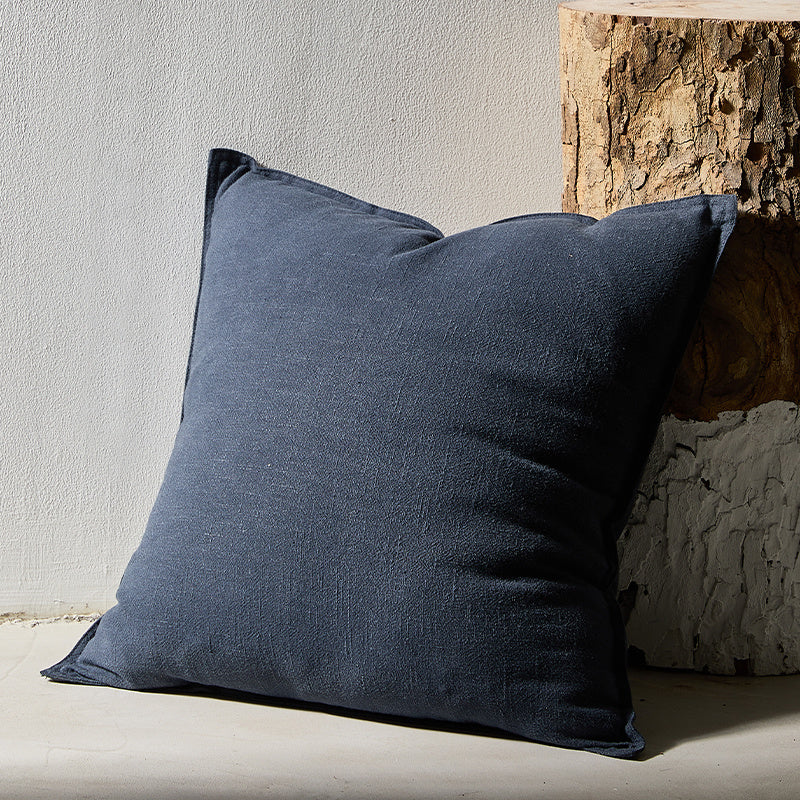 Linen & Cotton Pillow Cover – Modern Rustic Style
