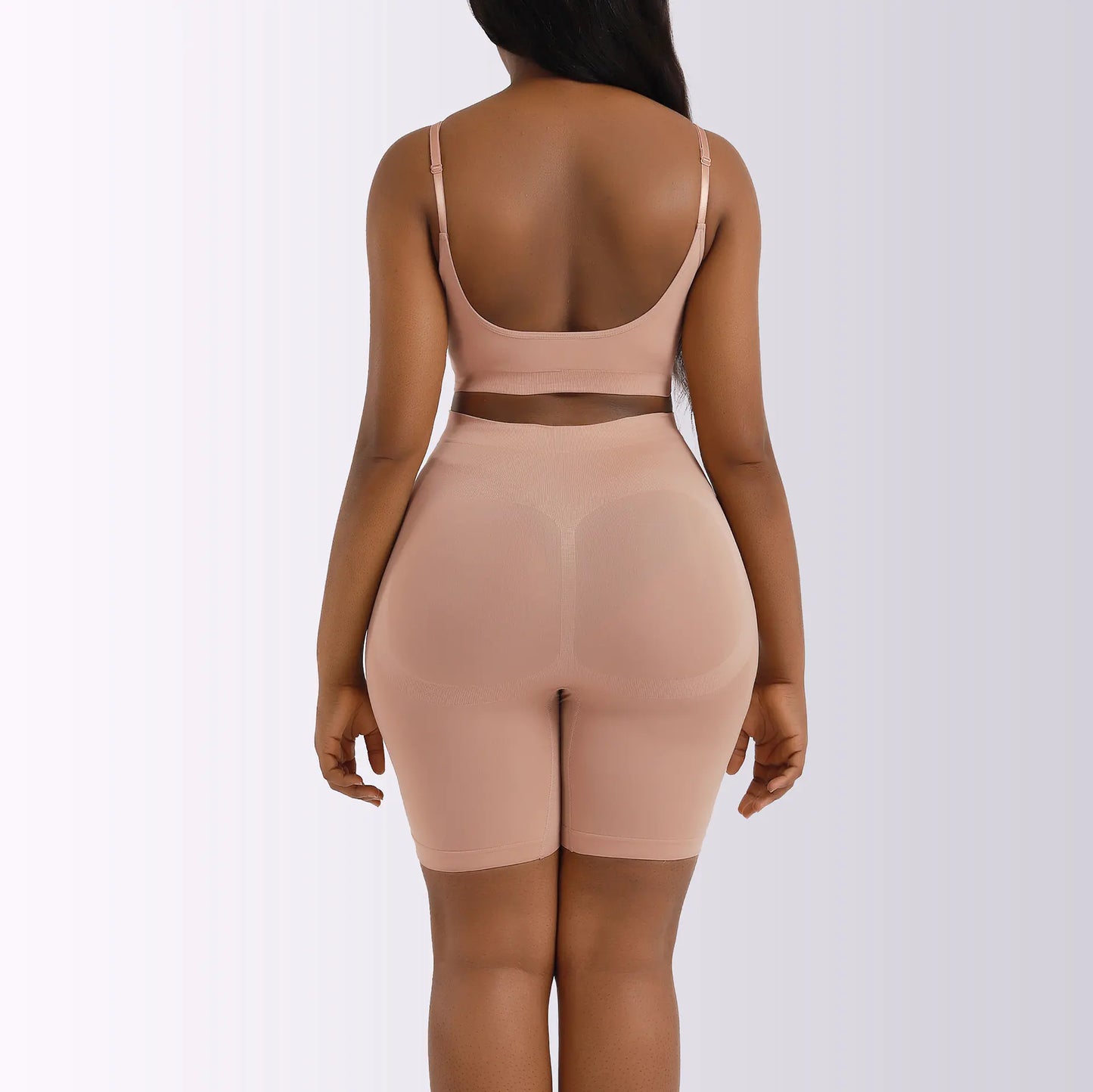 Shapewear Bodysuit with High-Waist Tummy Control Shorts | Seamless Sculpting, Anti-Roll