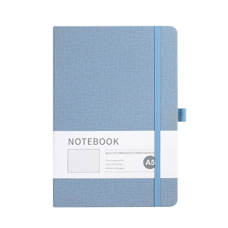 Good-Looking A5 Bandage Office Journal — PU Cloth Cover