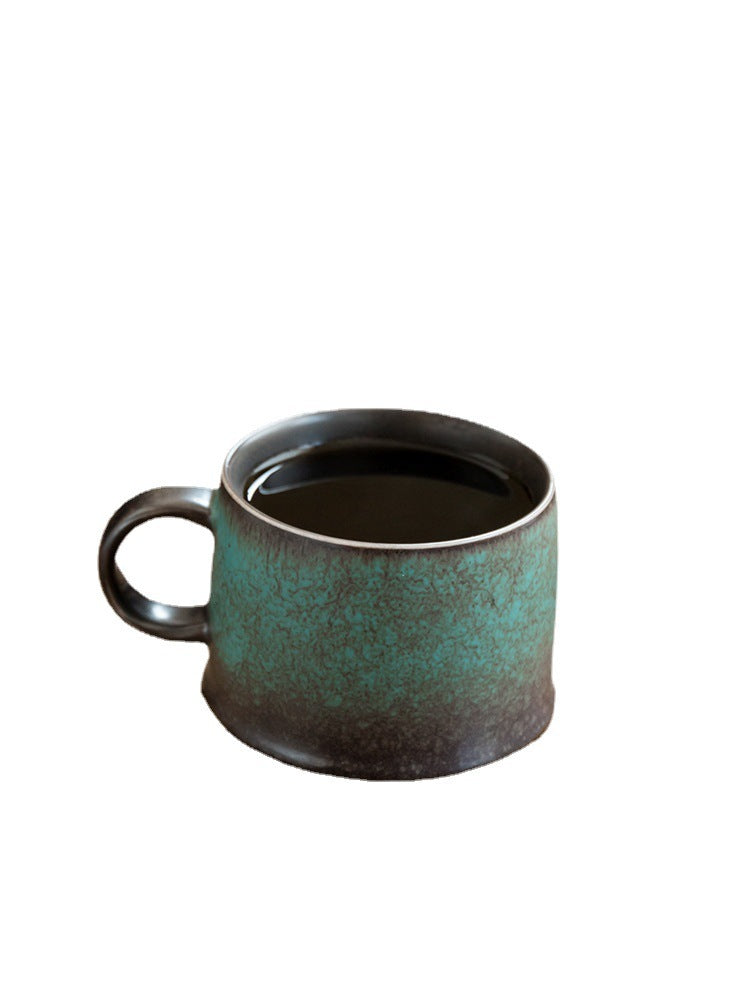 Creative Retro Ceramic Mug – Rustic Style (10 oz)