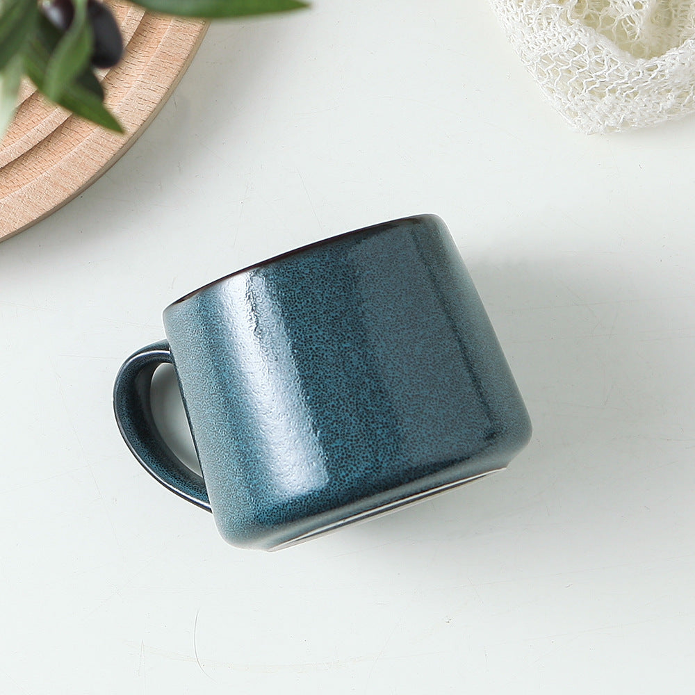 Glazed Ceramic Mug – European Style (10 oz)