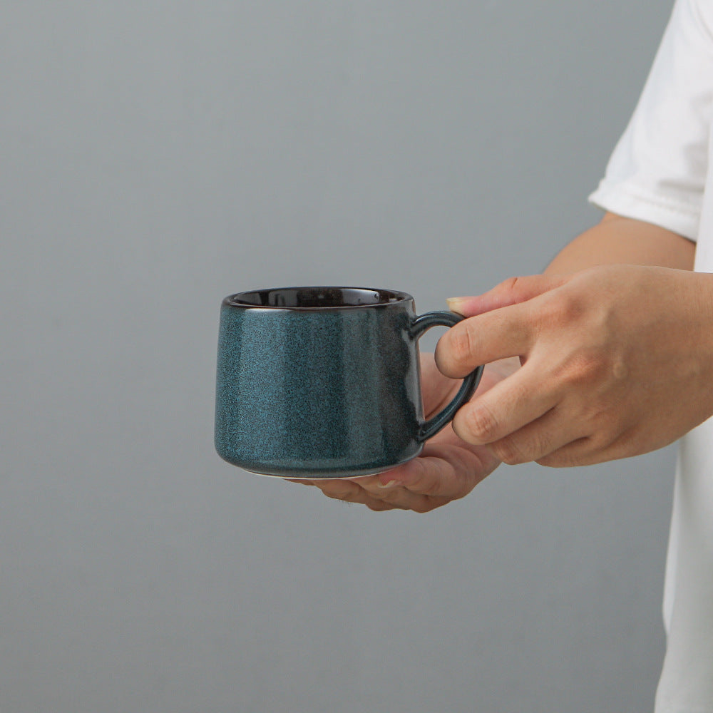 Glazed Ceramic Mug – European Style (10 oz)
