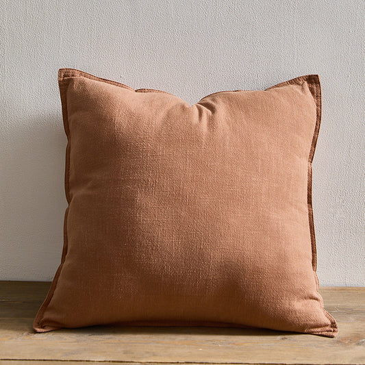 Linen & Cotton Pillow Cover – Modern Rustic Style