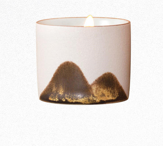 Scenic Ceramics Handcrafted Tea Cup Aromatherapy Candle