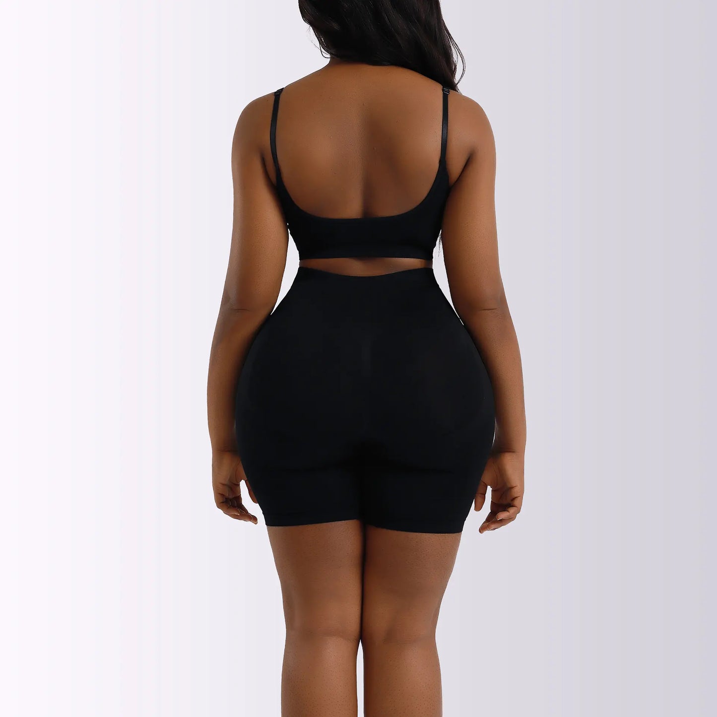 Shapewear Bodysuit with High-Waist Tummy Control Shorts | Seamless Sculpting, Anti-Roll